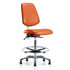 Blue Ridge Ergonomics MSC44001 Task Chair: Vinyl, Orange Kist