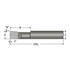 Scientific Cutting Tools LHB290500 Boring Bar: 0.29" Min Bore, 1/2" Max Depth, Left Hand Cut, Submicron Solid Carbide
