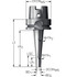 Sandvik Coromant 8291048 Shrink-Fit Tool Holders & Adapters; Shank Type: Modular Connection ; Shank Diameter (Decimal Inch): 2.4803 ; Shank Diameter (mm): 63.00 ; Modular Connection Size: HSK63A ; Overall Length (mm): 120.00 ; Overall Length (Decimal