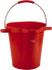 Vikan 56924 5 Gal, 18" High, Polypropylene Round Red Single Pail with Pour Spout