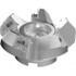 Seco 03156811 100mm Cut Diam, 32mm Arbor Hole, 9mm Max Depth of Cut, 48° Indexable Chamfer & Angle Face Mill