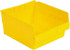 LEWISBins+ SB1211-6SE YLW Plastic Hopper Shelf Bin: Yellow