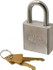 American Lock A5400 Padlock: Stainless Steel, Keyed Different, 1-3/4" Wide