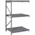 Tennsco BU-724872CA-MGY Bulk Storage Rack: 2,750 lb per Shelf, 3 Shelves