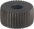 MSC GKSV064FNC Convex Knurl Wheel: 5/8" Dia, 80 ° Tooth Angle, Straight, Cobalt