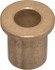 Boston Gear 35602 Flanged Sleeve Bearing: 1/2" ID, 3/4" OD, 1" OAL, Oil Impregnated Bronze