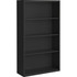 Steel Cabinets USA BCA-366013-B Bookcases; Overall Height: 60 ; Overall Width: 36 ; Overall Depth: 13 ; Material: Steel ; Color: Black ; Shelf Weight Capacity: 160