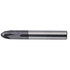 Kennametal 6433676 Ball End Mill: 0.6299" Dia, 0.6299" LOC, 2 Flute, Solid Carbide