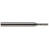 Harvey Tool 956830 Square End Mill: 1/32'' Dia, 3/32'' LOC, 1/8'' Shank Dia, 1-1/2'' OAL, 4 Flutes, Solid Carbide