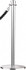 Tensator 310-1S Free Standing Retractable Barrier Post: Steel Post