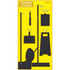 AccuformNMC MSCSB148ACP Peg Boards; Board Type: Shadow Board ; Material: Aluminum Composite Panel ; Color: Black; Yellow