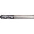 Widia 5825643 Ball End Mill: 0.0938" Dia, 0.375" LOC, 4 Flute, Solid Carbide