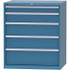 LISTA EW0900-0503FBB Modular Steel Storage Cabinet: 28-1/2" Deep, 39-13/32" High