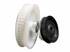 Made in USA 22XL037DFAH1S Timing Belt Pulleys; Pitch Diameter: 1.401mm; 1.401in (Decimal Inch); Face Width: 0.5mm; 0.5in ; Flange Diameter: 1.63mm; 1.63in ; Number Of Teeth: 22 ; UNSPSC Code: 26111807