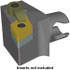 Kennametal 2398801 Modular Turning & Profiling Cutting Unit Head: Size KM25, 30 mm Head Length, Right Hand