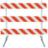 Plasticade 3404HIPLRDRILLK Traffic Barricades; Barricade Height (Inch): 63 ; Barricade Width (Inch): 48 ; Reflective: Yes ; Compliance: MASH Compliant; MUTCD