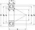 SKF 7200 CD/P4ADGA Angular Contact Ball Bearing: 10 mm Bore Dia, 30 mm OD, 18 mm OAW, Without Flange