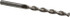 Chicago-Latrobe 68917 Jobber Length Drill Bit: 17/64" Dia, 135 &deg;, High Speed Steel