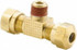 Parker VS272NTA-8-6 Compression Tube Male Branch Tee: 3/8" Thread, Compression x Compression x MNPT