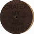Cratex 40327 Surface Grinding Wheel: 3" Dia, 1/2" Thick, 1/4" Hole, 54 Grit