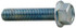 Value Collection 3712MWW Serrated Flange Bolt: 3/8-16 UNC, 3/4" Length Under Head, Fully Threaded