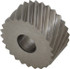 MSC KPL-212 Standard Knurl Wheel: 3/4" Dia, 90 ° Tooth Angle, 12 TPI, Diagonal, High Speed Steel