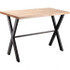 National Public Seating CLT3072B2BB Cafeteria Table: Butcherblock Table Top, Rectangle, 72" OAL, 30" OAW, 42" OAH