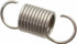 Gardner Spring 37069GS Extension Spring: 1/2" OD, 11.48 lb Max Load, 2.13" Extended Length, 0.055" Wire Dia