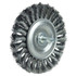 Weiler 17686 Wheel Brush: 4" Wheel Dia, Knotted