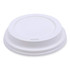 Boardwalk BWKDEERHLIDW Cup Lid: Flat, Plastic, White