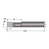 Scientific Cutting Tools LHB3601800A Boring Bar: 0.36" Min Bore, 1.8" Max Depth, Left Hand Cut, Submicron Solid Carbide