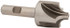 Keo 14300 Corner Rounding End Mill: 3/8" Radius, 1-1/4" Diam, 4 Flutes, High Speed Steel