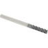 Accupro 6504141 Corner Radius End Mill: 3/16" Dia, 3/4" LOC, 0.0100" Radius, 5 Flute, Solid Carbide