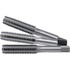 Cle-Line C00337 Tap Set: UNS, 4 Flute, Bottoming Plug & Taper, High Speed Steel, Bright Finish