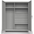 Strong Hold 56-W-243-7DB-L Wardrobe Storage Cabinet: 60" Wide, 24" Deep, 75" High
