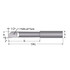 Scientific Cutting Tools HB80 Helical Boring Bar: 0.08" Min Bore, 1/2" Max Depth, Right Hand Cut, Submicron Solid Carbide