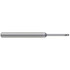 Harvey Tool 925162-C8 Ball End Mill: 0.062" Dia, 0.093" LOC, 3 Flute, Solid Carbide