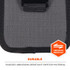 TENACIOUS HOLDINGS, INC. ergodyne® 13668 Arsenal 5568 Belt Loop Tool Pouch with Device Holster, 4 Compartments, 5 x 2 x 8.5, Polyester, Gray