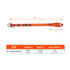 TENACIOUS HOLDINGS, INC. ergodyne® 19195 Squids 3177 Anchor Choke Strap for Tool Tethering, 60 lb Max Safe Working Capacity, 28" Long, Orange