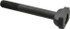 Jergens 44306 Steel T-Slot Bolt: 5/8-11, 1-1/2" Thread Length, 5/8" Slot Width, Black Finish