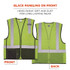 TENACIOUS HOLDINGS, INC. ergodyne® 23019 GloWear 8210Z Hi-Vis Class 2 Mesh Vest, 4X-Large to 5X-Large, Lime