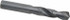 Precision Twist Drill 5999439 Screw Machine Length Drill Bit: 0.4531" Dia, 135 °, High Speed Steel