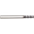 Niagara Cutter 03084074 Corner Radius End Mill: 0.2188" Dia, 7/32" LOC, 0.02" Radius, 4 Flutes, Solid Carbide