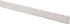 USA Industrials BULK-PS-PTFE-21 Plastic Bar: Polytetrafluoroethylene (Virgin), 1/4" Thick, 48" Long, White