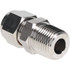 Parker 8MSC8N-316 Compression Tube Connector: 1/2-14" Thread, Compression x MNPT