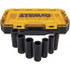 DeWALT DWMT74736 Deep Impact Standard & Universal Socket Set: 7 Pc