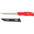 Milwaukee Tool 48-22-1922 Fixed Blade Knives; Trade Type: Serrated Knife ; Blade Type: Serrated ; Blade Material: Stainless Steel ; Handle Material: Polypropylene ; Blade Edge Type: Serrated ; Replaceable Blade: Yes