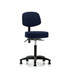 Blue Ridge Ergonomics MSC42966 Adjustable Height Swivel Stool: Olefin, 24" Seat Width, 24" Seat Depth