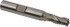 Hertel 91192591 Roughing End Mill: 5/16" Dia, 3 Flutes, Single End, Cobalt