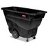 RUBBERMAID COMMERCIAL PROD. 9T13 BLA Structural Foam Tilt Truck, 101 gal, 450 lb Capacity, Plastic, Black